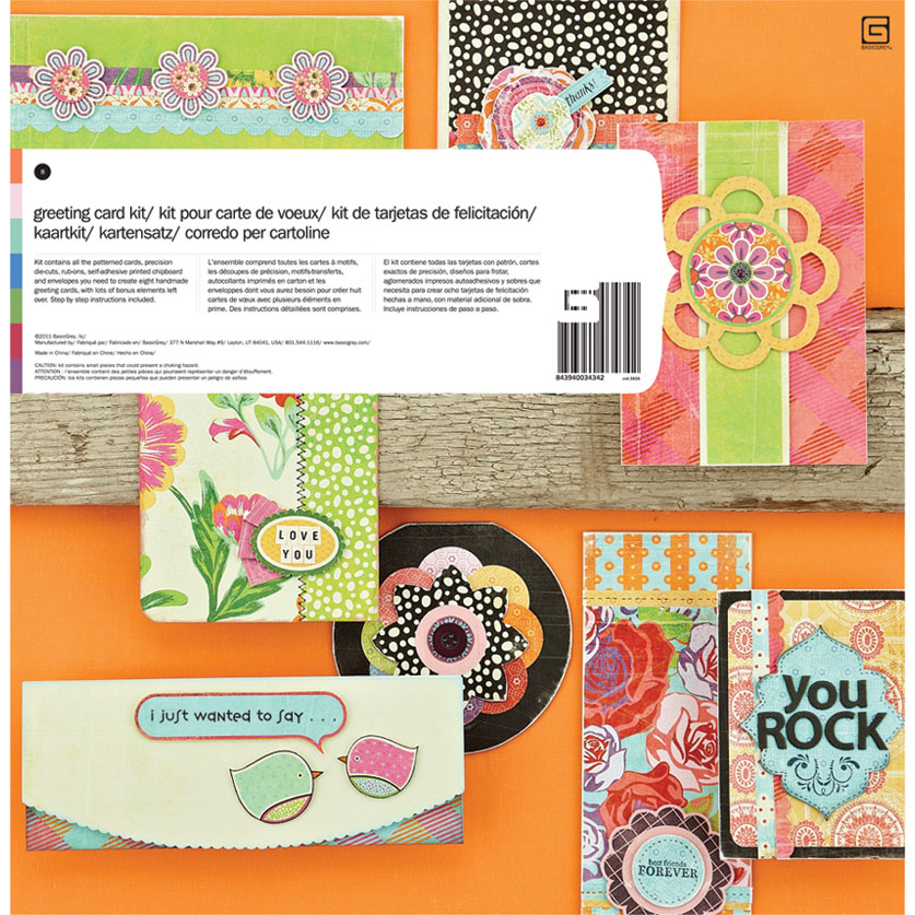BasicGrey Indie Bloom Greeting Card Kit