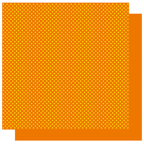 Best Creation Basics Glittered Cardstock Orange Dots