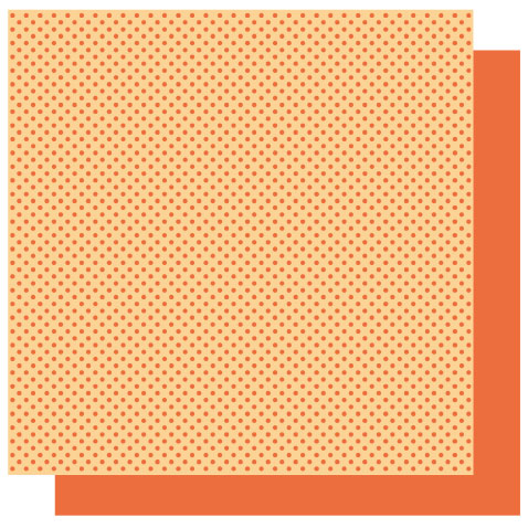 Best Creation Basics Glittered Cardstock Tangerine Dots