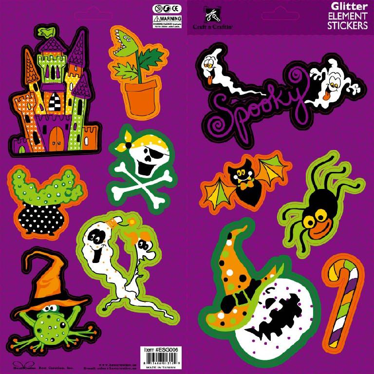 Best Creation Haunted House Element Stickers