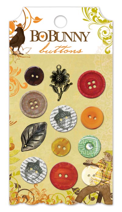 Bo Bunny Apple Cider Buttons