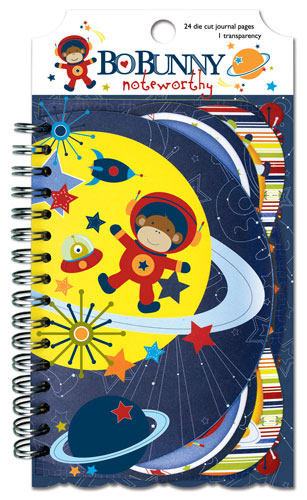 Bo Bunny Blast Off Noteworthy Journal Pages