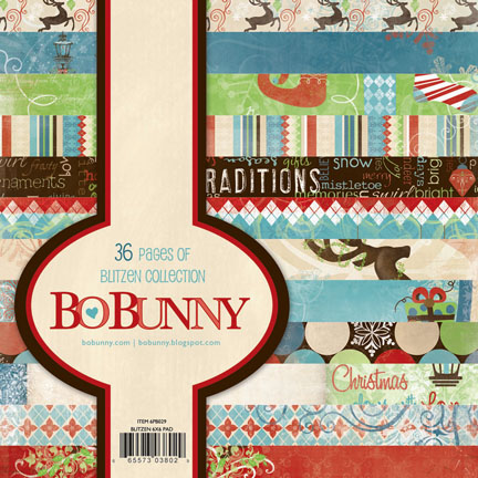 Bo Bunny Blitzen 6x6 Paper Pad