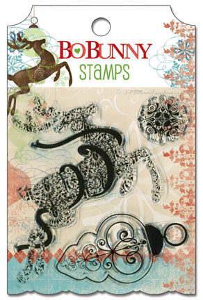 Bo Bunny Blitzen Clear Stamp