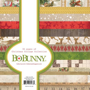 Bo Bunny Christmas Collage 6x6 Paper Pad