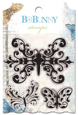 Bo Bunny Country Garden Clear Stamp