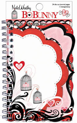 Bo Bunny Crush Noteworthy Journal Pages