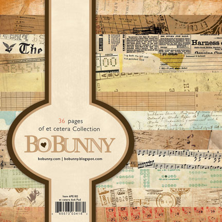 Bo Bunny Et Cetera 6x6 Paper Pad