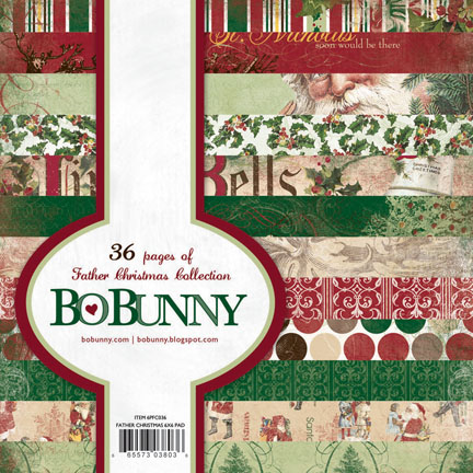 Bo Bunny Father Christmas 6x6 Paper Pad
