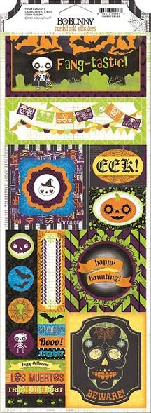 Bo Bunny Fright Delight Cardstock Sticker