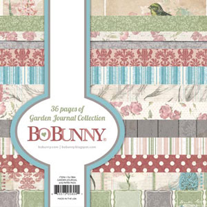 Bo Bunny Garden Journal 6x6 Paper Pad