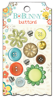 Bo Bunny Hello Sunshine Buttons