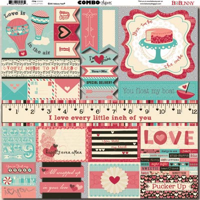 BB Love Letters Combo Stickers