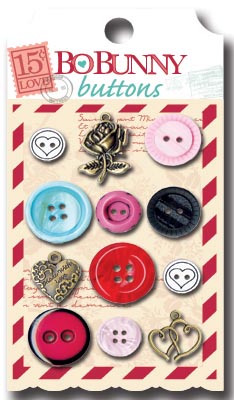 BB Love Letters Buttons