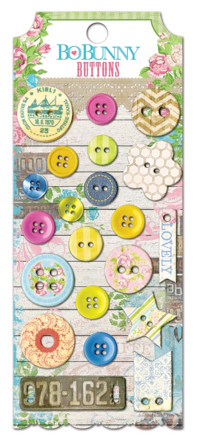 Bo Bunny Prairie Chic Buttons