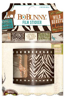 Bo Bunny Safari Film Sticker
