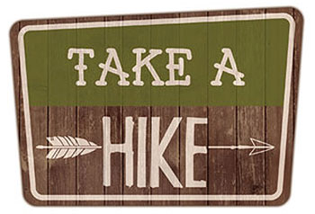 Bo Buny logo Take A Hike 