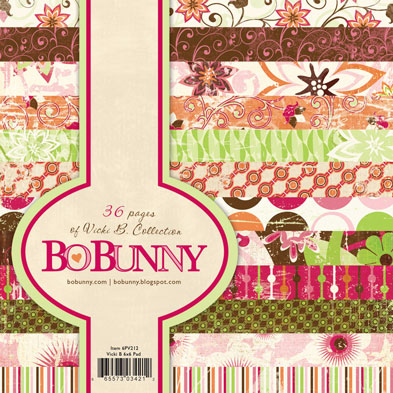 Bo Bunny Vicki B. 6x6 Paper Pad