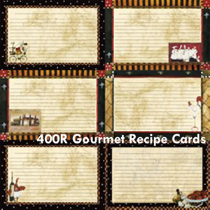 Cookbookin' Gourmet Holiday Recipe Cards
