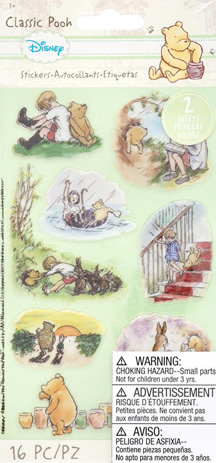EK Success Classic Pooh Scenes Sticker