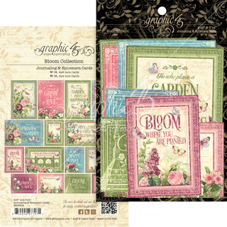 Graphic 45 Bloom Ephemera Cards