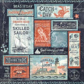 Graphic 45 Catch Of The Day Seas The Sunshine