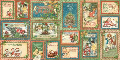 Graphic 45 Christmas Magic Ephemera Cards