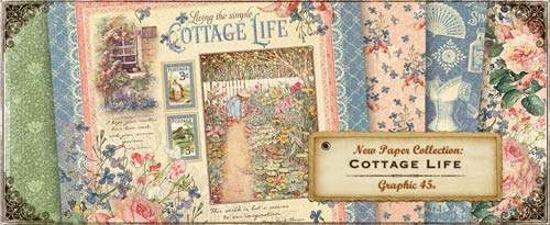 Graphic 45 Cottage Life logo