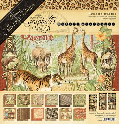 Graphic 45 Deluxe Collector's Edition Safari Adventure