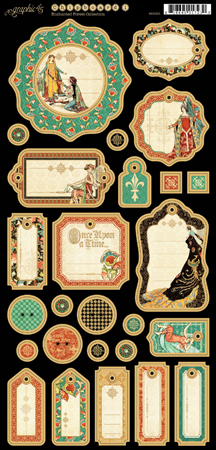 Graphic 45 Enchanted Forest Journaling Chipboard