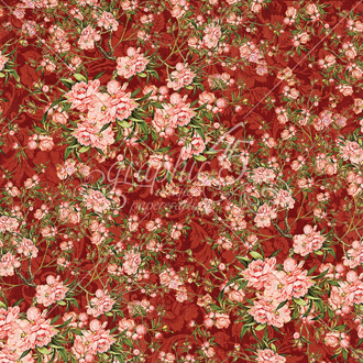 Graphic 45 Floral Shoppe Burgundy Blossoms