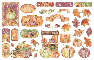 Graphic 45 Hello Pumpkin Ephemera Assortment