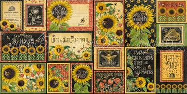 Graphic 45 Let It Bee Journaling Cards