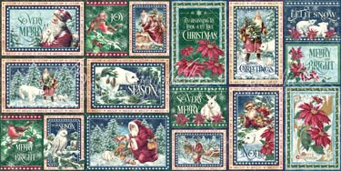 Graphic 45 Let It Snow Journaling Cards