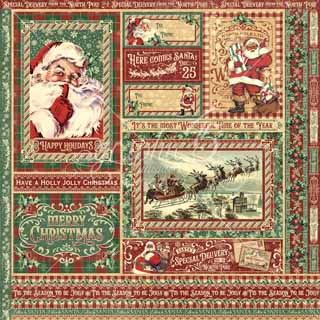 Graphic 45 Letters To Santa Holly Jolly Express