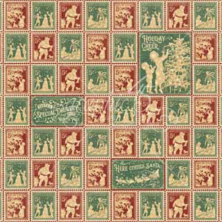 Graphic 45 Letters To Santa North Pole Postage