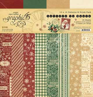 Graphic 45 Letters To Santa 12x12 Patterns & Solds