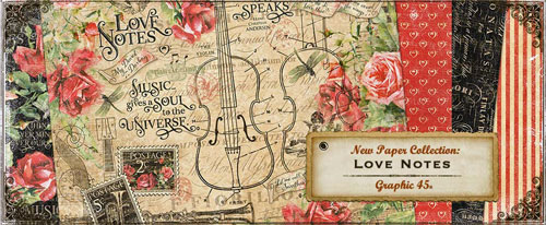 Graphic 45 Love Notes logo