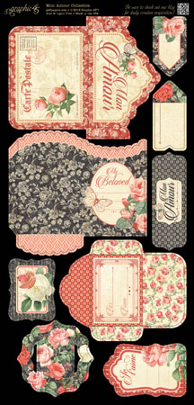 Graphic 45 Mon Amour Tags & Pockets