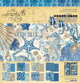 Graphic 45 Ocean Blue 12x12 Collection Pack