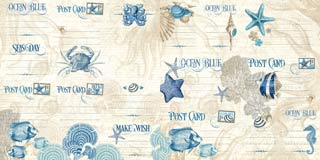 Graphic 45 Ocean Blue Ephemera Cards