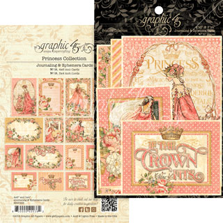 Graphic 45 Princess Ephemera Cards