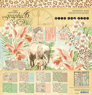 Graphic 45 Wild And Free 12x12 Collection Pack