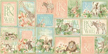 Graphic 45 Wild And Free Journaling Cards