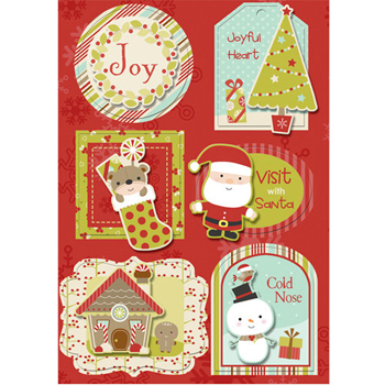 Imaginisce Santa's Little Helper Winter Wonderland Sticker Stacker