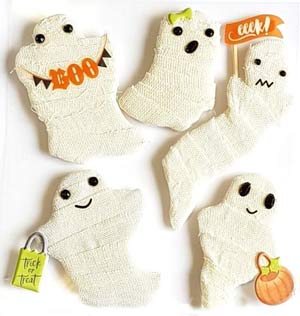 Jolee's Boutique Halloween Gauze Ghosts