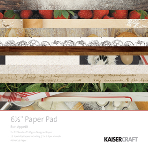 Kaisercraft Bon Appetit 6.5 x 6.5 Paper Pad