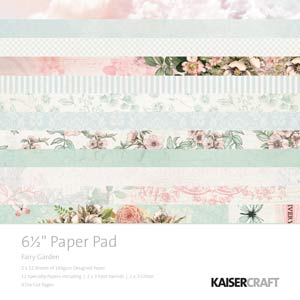 Kaisercraft Fairy Garden 6.5 x 6.5 Paper Pad