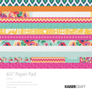 Kaisercraft Fiesta! 6.5 x 6.5 Paper Pad