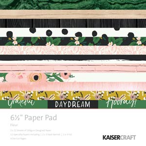 Kaisercraft Fleur 6.5 x 6.5 Paper Pad